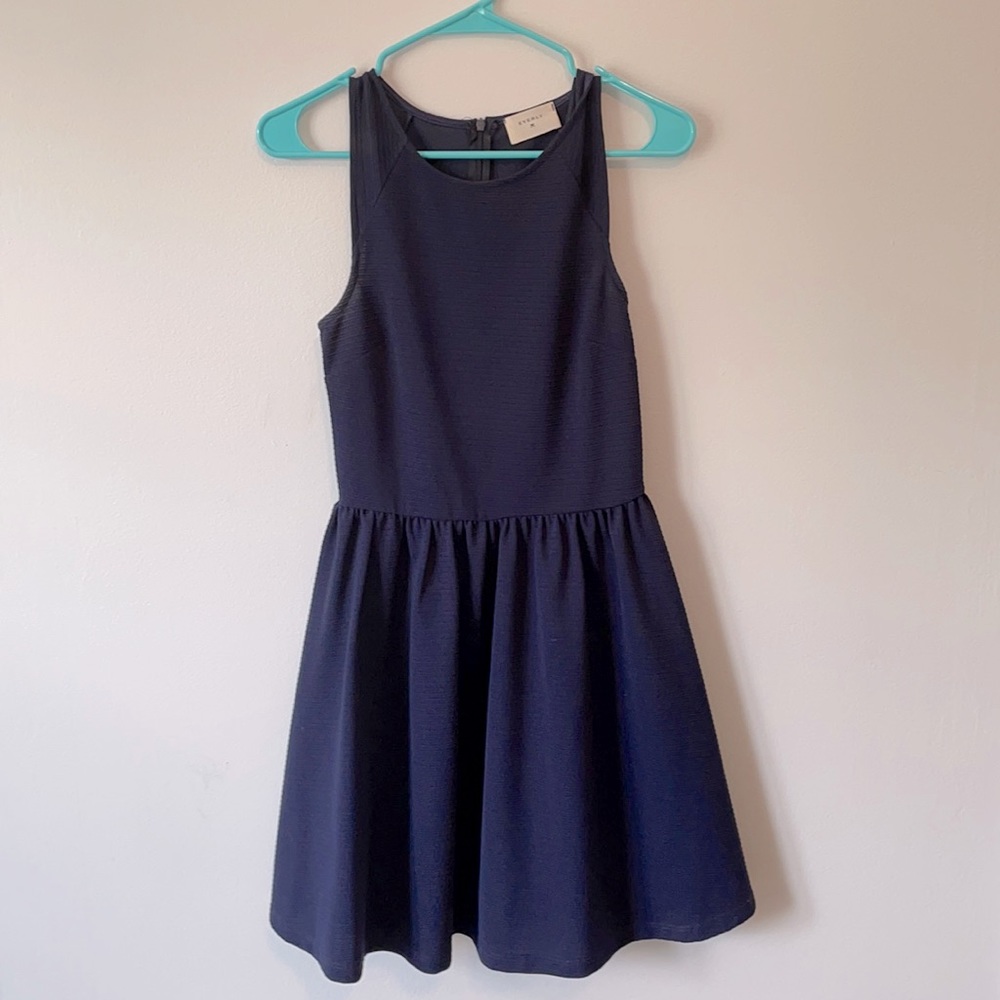 Everly Women’s Navy Blue Dress Fit Flare